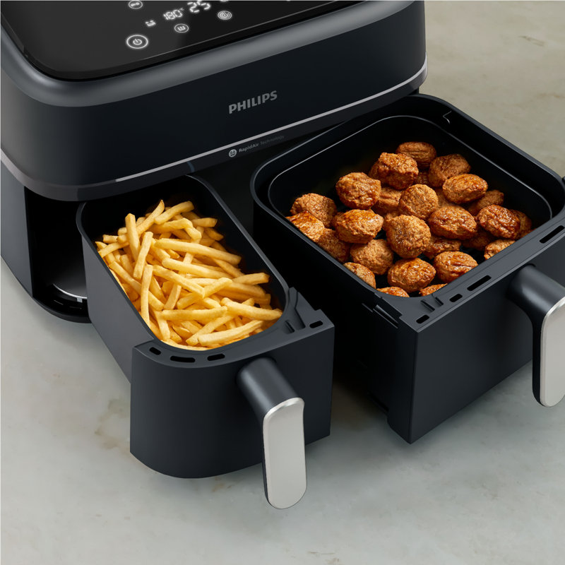 Philips 3000 Series Dual Basket 9.5 Qt Air Fryer Reviews Wayfair